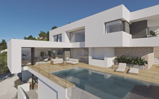 Modern Villa with ocean views