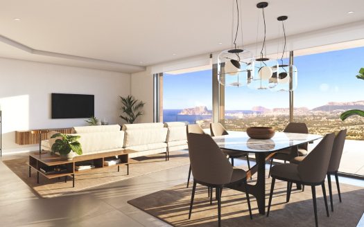 Modern villa surrounded by gardens & ocean vieuw