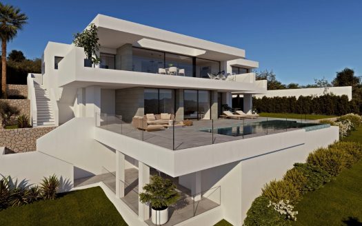 Villa with modern architecture