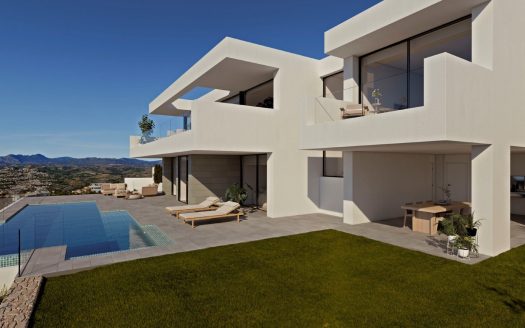 Villa with modern architecture