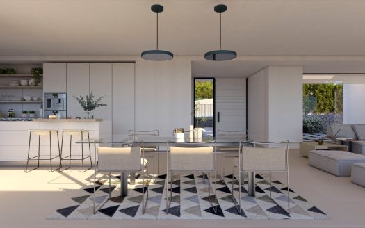 Villa with modern architecture