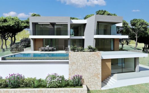 Villa with mountain views