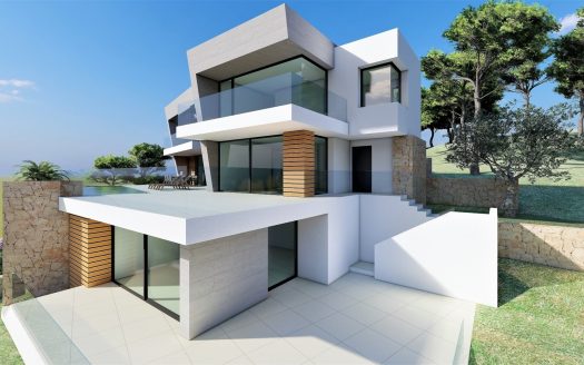 Villa with mountain views