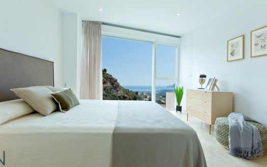 Modern villa with panoramic views
