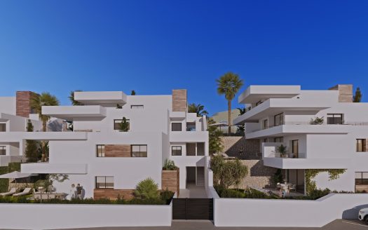 Mediterranean apartment with mountain views & garden