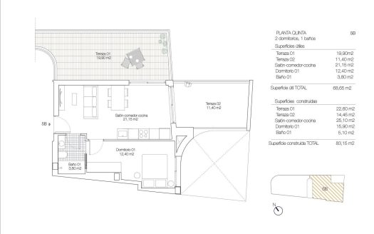 Penthouse in Torrevieja (N7195)